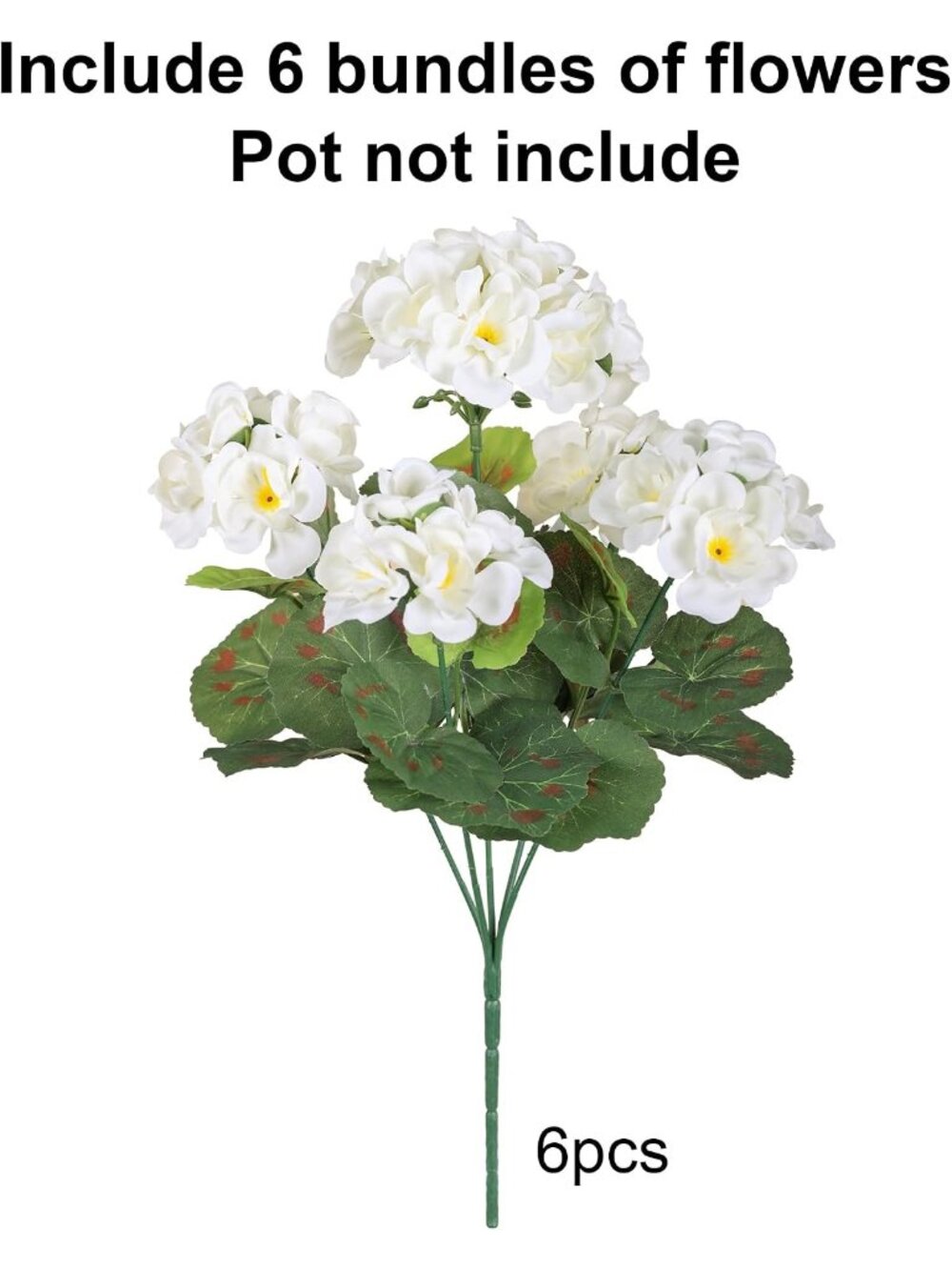 New Artificial Geranium Fake Flowers for Outdoors Decoration - Picture 5 of 6